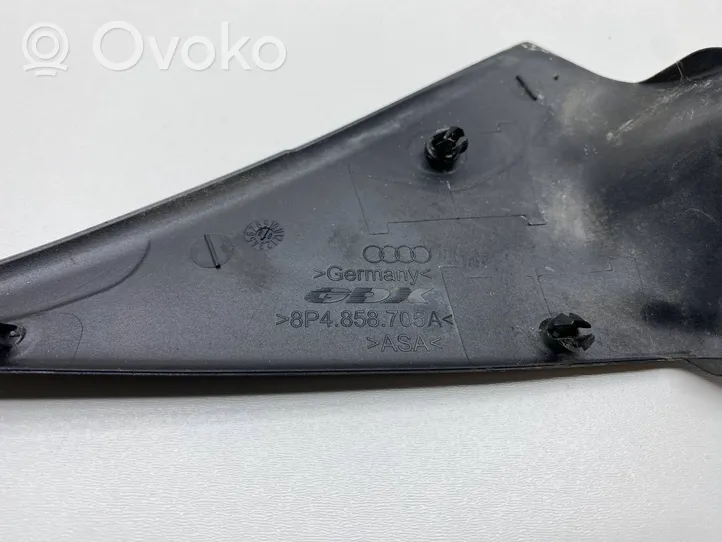 Audi A3 S3 A3 Sportback 8P Altro elemento di rivestimento della portiera anteriore 8P4858705A