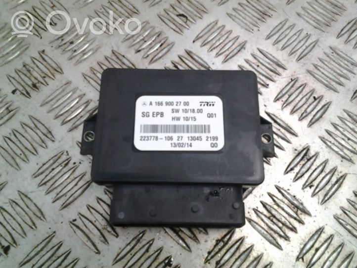 Mercedes-Benz A W176 Module de frein de stationnement A1669002700