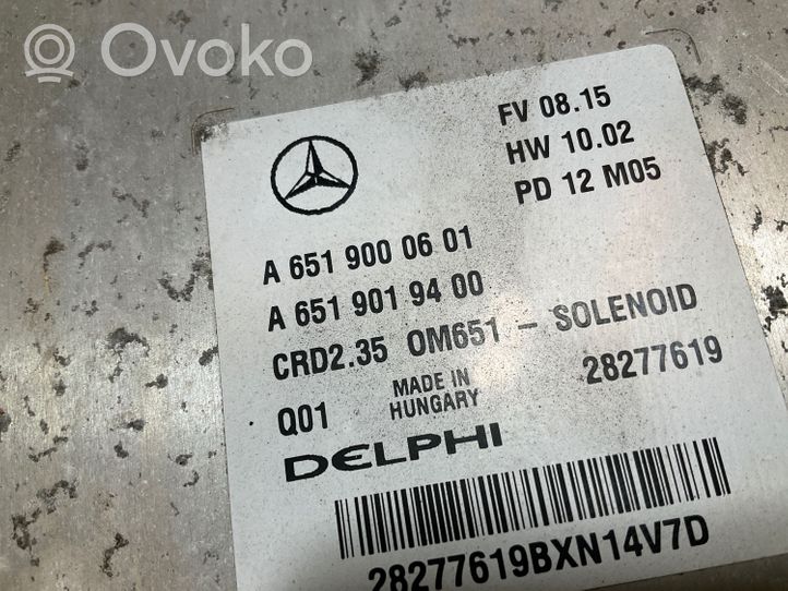 Mercedes-Benz Sprinter W906 Sterownik / Moduł ECU A6519000601