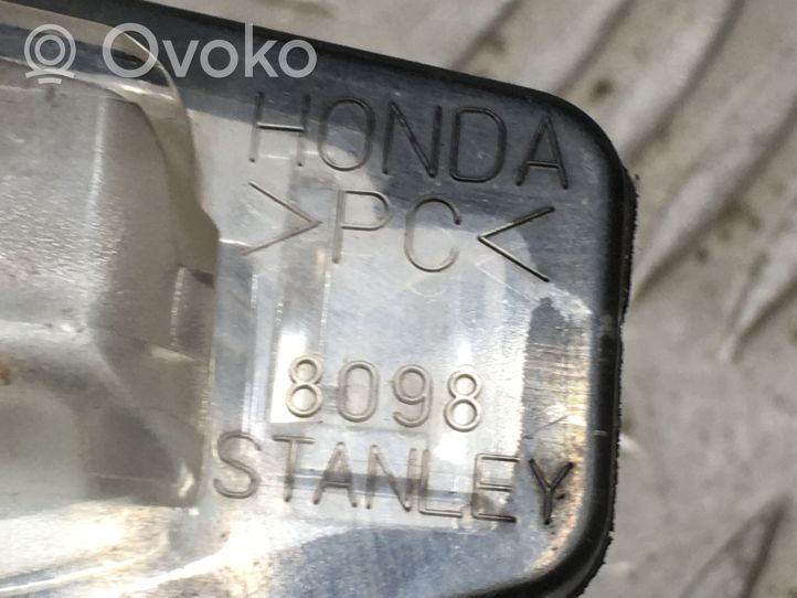 Honda Accord Rekisterikilven valo E44051