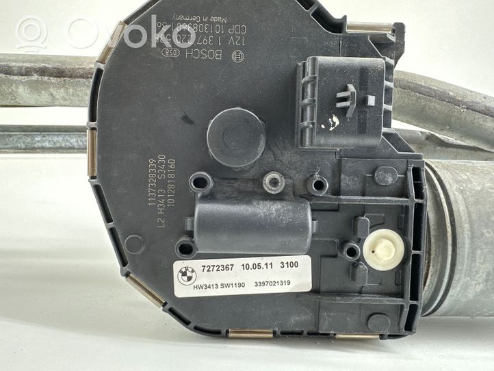 BMW 7 F01 F02 F03 F04 Tiranti e motorino del tergicristallo anteriore 7272367