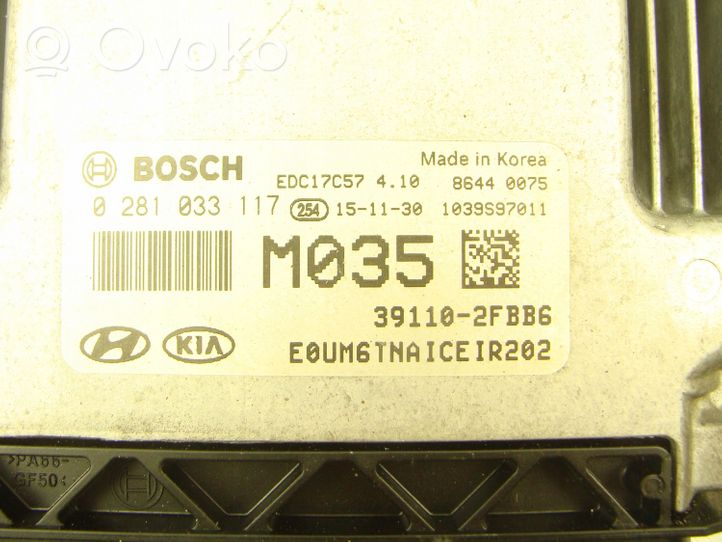 KIA Sorento Calculateur moteur ECU 391102FBB6
