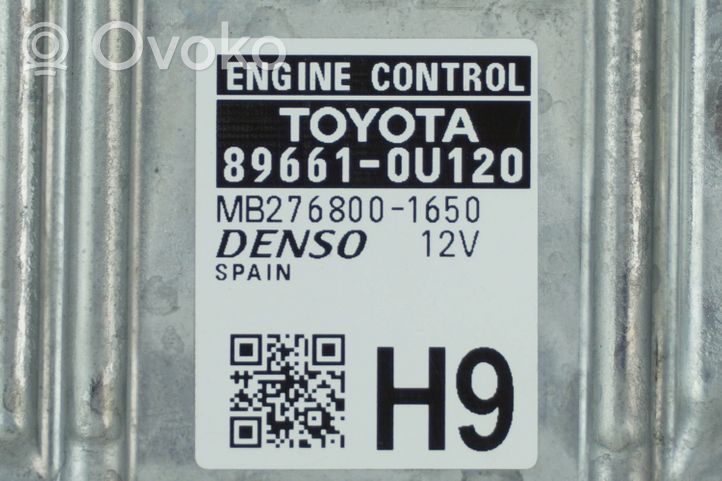 Toyota Yaris Calculateur moteur ECU 896610U120