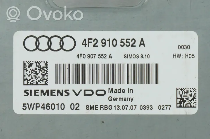 Audi A6 S6 C6 4F Sterownik / Moduł ECU 4F2910552A