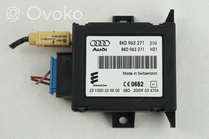 Audi A4 S4 B8 8K Centralina/modulo riscaldamento ausiliario 8K0963271