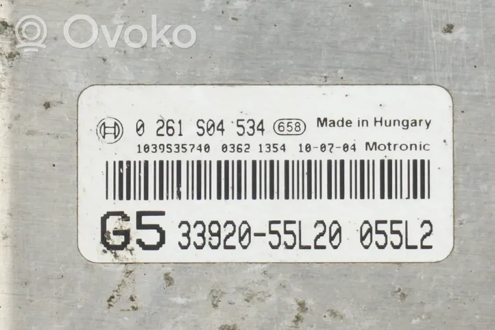 Suzuki SX4 Sterownik / Moduł ECU 3392055L20