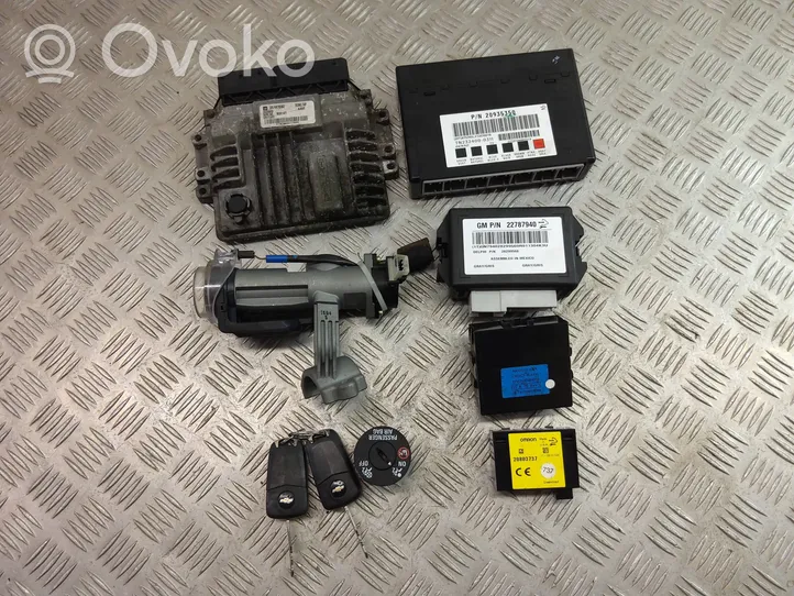 Chevrolet Captiva Kit centralina motore ECU e serratura 25187592