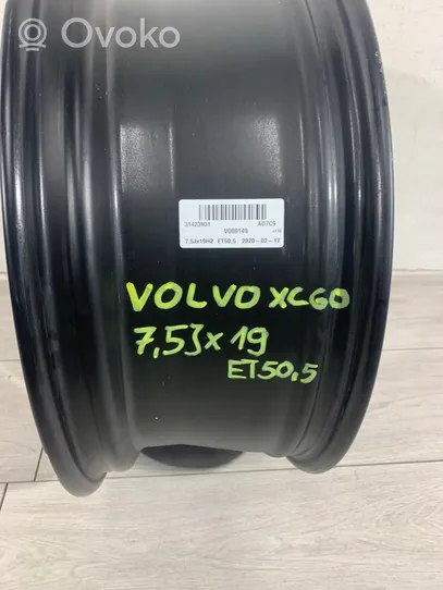 Volvo XC60 R19-alumiinivanne 31423931