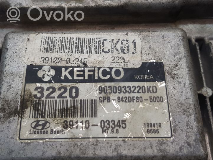 Hyundai i20 (PB PBT) Sterownik / Moduł ECU 3911003345