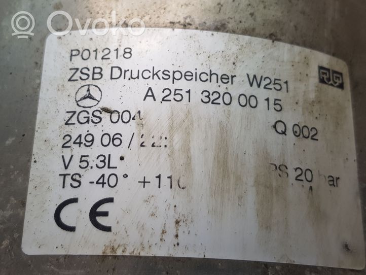 Mercedes-Benz R W251 Podciśnieniowy zbiornik powietrza A2513200015