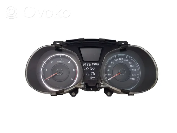 Hyundai ix20 Compteur de vitesse tableau de bord 940031K190