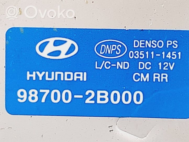 Hyundai Santa Fe Takalasinpyyhkimen moottori 987002B000