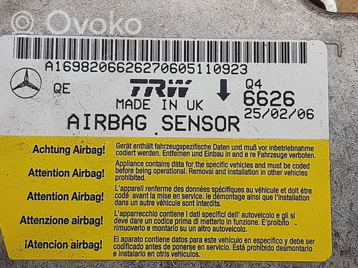 Mercedes-Benz A W169 Sterownik / Moduł Airbag A169820662