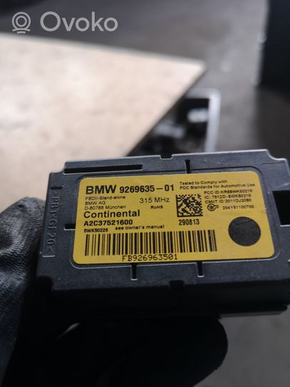 BMW 3 F30 F35 F31 Rengaspaineen valvontayksikkö 9269635