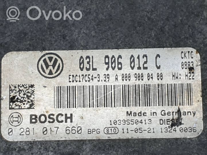 Volkswagen Crafter Sterownik / Moduł ECU 0281017660