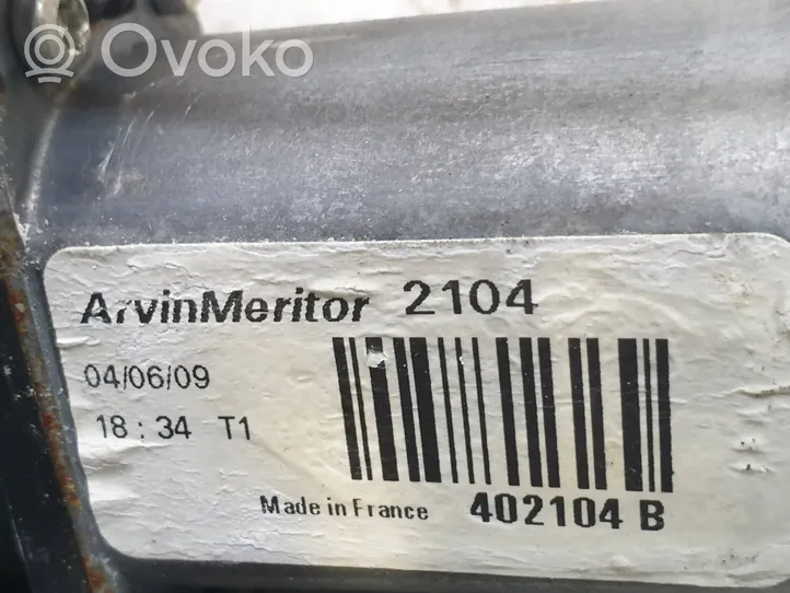 Citroen Berlingo Priekšpusē elektriskā loga pacelšanas mehānisma komplekts 402104B