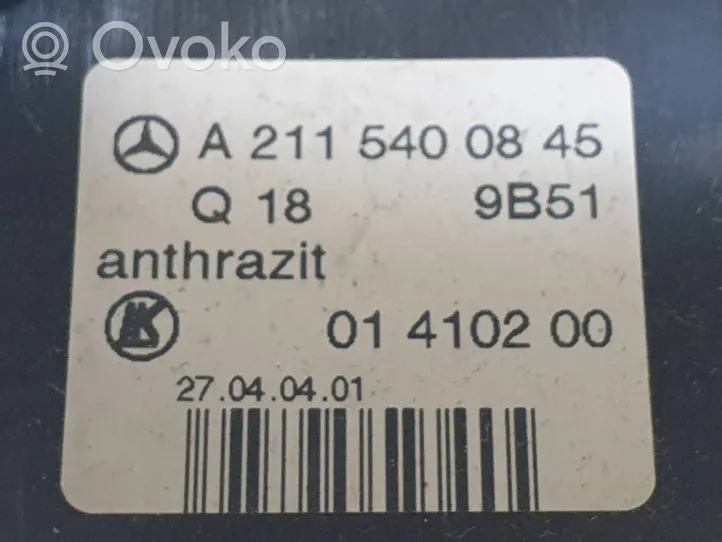 Mercedes-Benz E W211 Ohjauspyörän pylvään verhoilu A2115400845