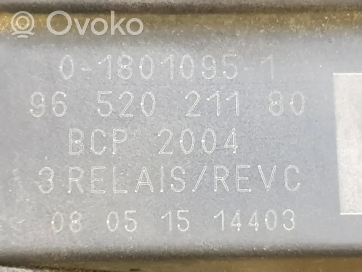 Citroen Berlingo Hehkutulpan esikuumennuksen rele 9652021180