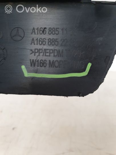 Mercedes-Benz ML AMG W166 Spojler zderzaka przedniego A1668851138