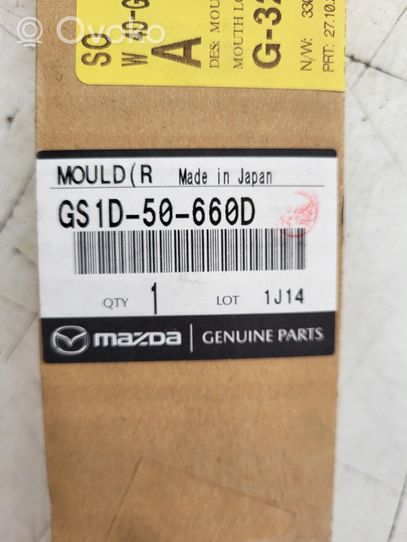 Mazda 6 Moulure de porte arrière GS1D-50-660D