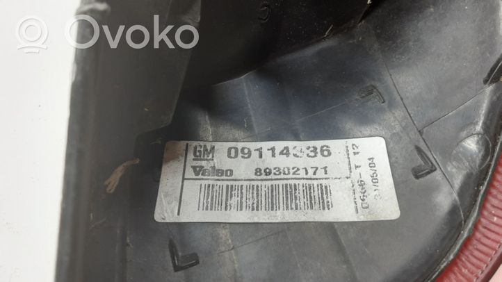 Opel Corsa C Lampa tylna 09114336