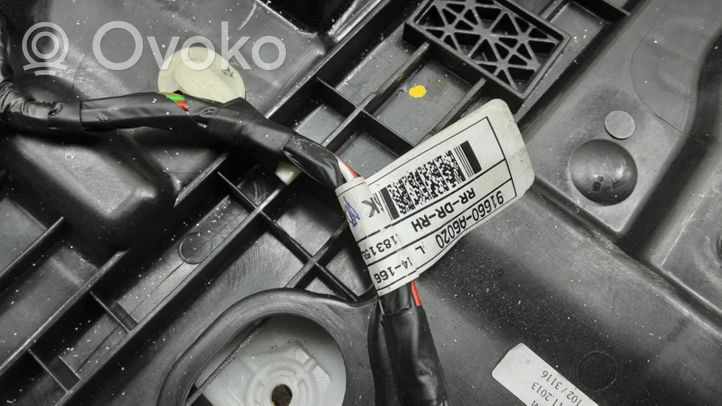 Hyundai i30 Meccanismo di sollevamento del finestrino anteriore senza motorino 83480A6020