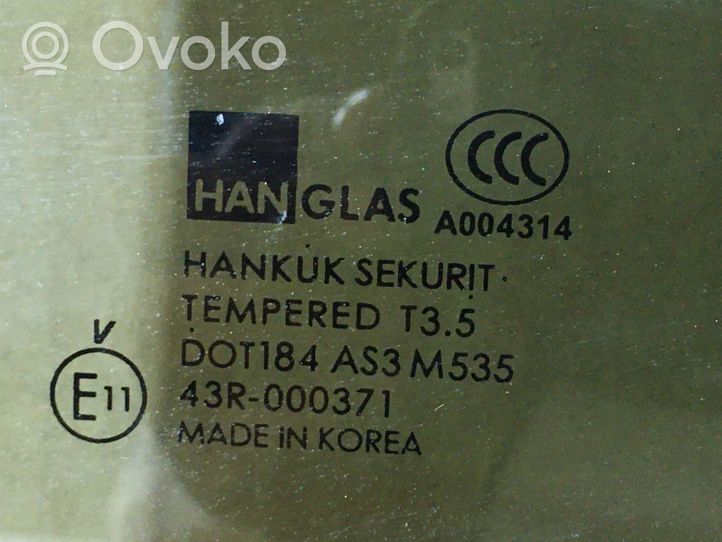 Hyundai Trajet Pagrindinis galinių durų stiklas DOT184AS2M535