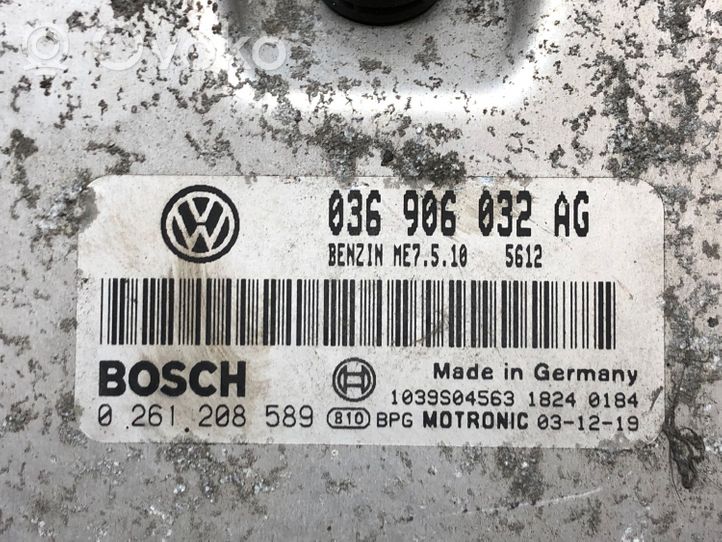 Volkswagen Golf V Sterownik / Moduł ECU 036906032AG