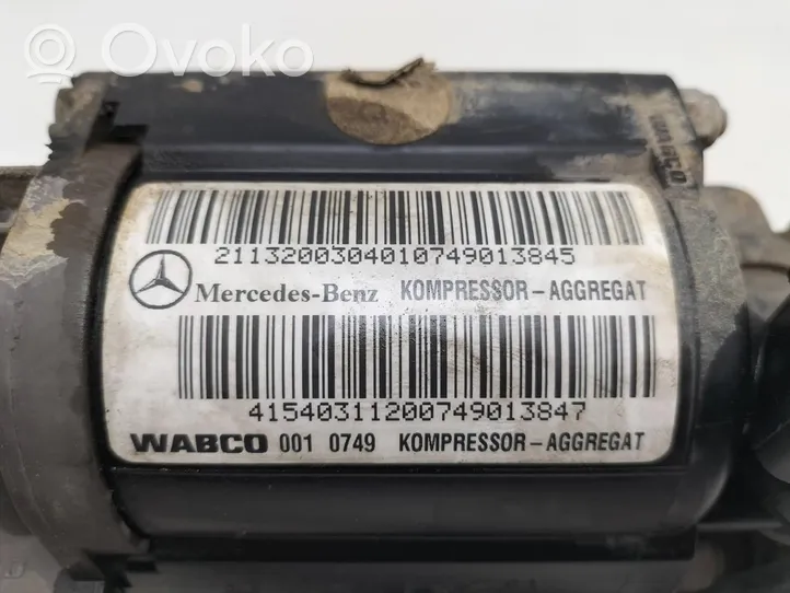 Mercedes-Benz E W211 Compressore sospensioni pneumatiche 2113200304