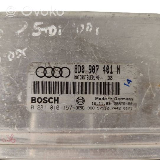 Audi A4 S4 B5 8D Calculateur moteur ECU 8D0907401N