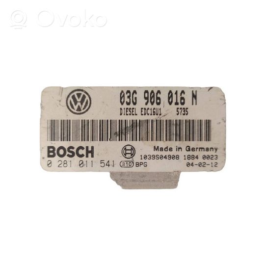 Volkswagen Caddy Calculateur moteur ECU 03G906016N