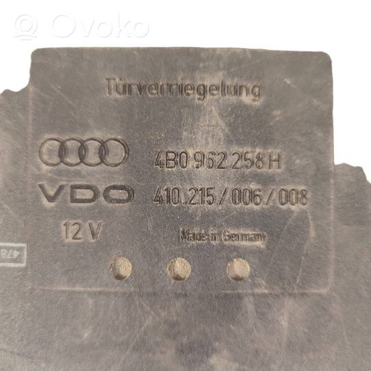 Audi A4 S4 B5 8D Moduł / Sterownik komfortu 4B0962258H