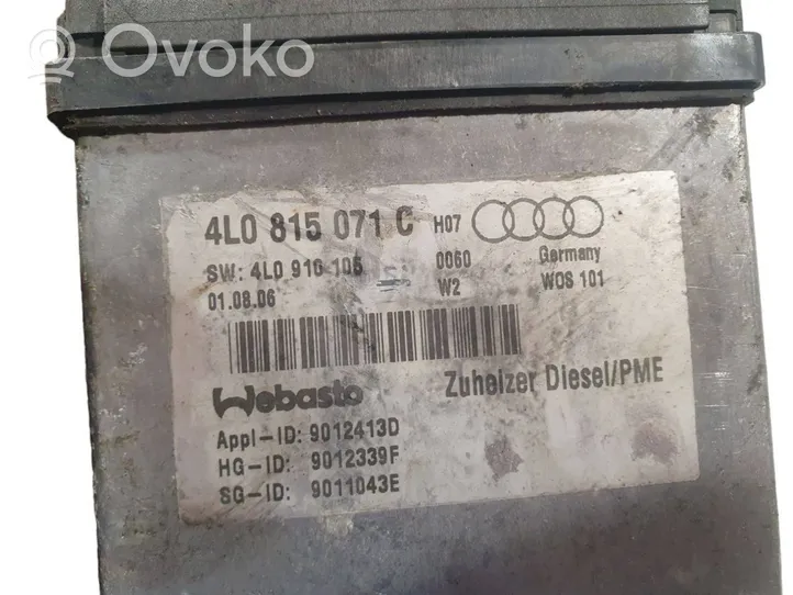 Audi Q7 4L Autonominis šildytuvas (webasto) 4L0815071C