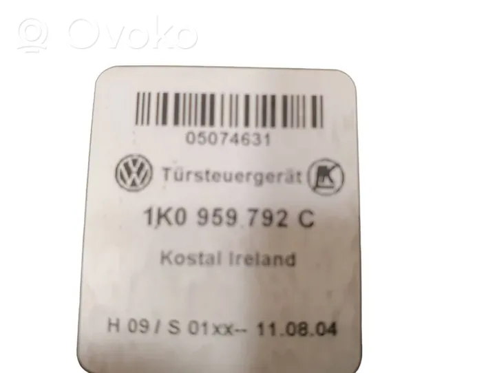 Volkswagen Touran I Priekinis varikliukas langų pakėlėjo 1K0959792C