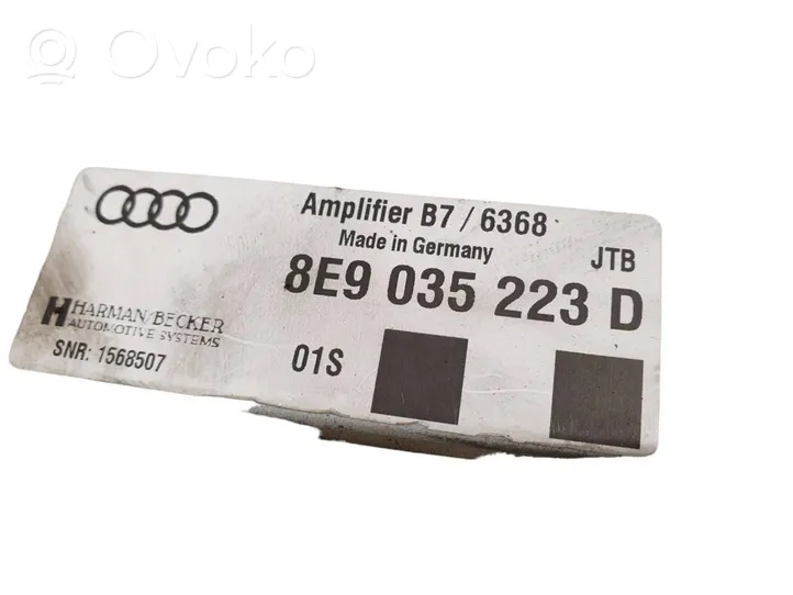 Audi A4 S4 B7 8E 8H Sound amplifier 8E9035223D