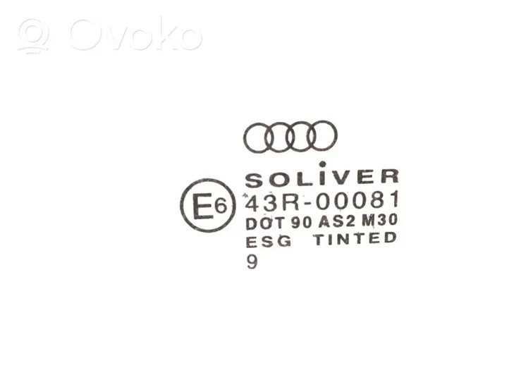 Audi A6 S6 C5 4B Takaoven ikkunalasi 43R00081
