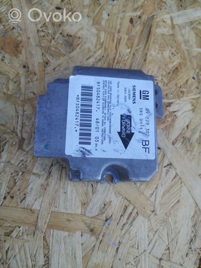 Opel Astra G Module de contrôle airbag 09229302