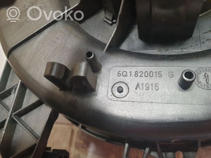 Volkswagen Fox Ventola riscaldamento/ventilatore abitacolo 6Q1820015G