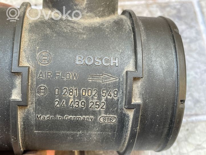 Opel Combo C Mass air flow meter 0281002549