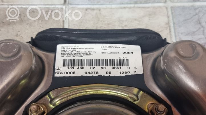 Mercedes-Benz ML W163 Stūres drošības spilvens 1634600298