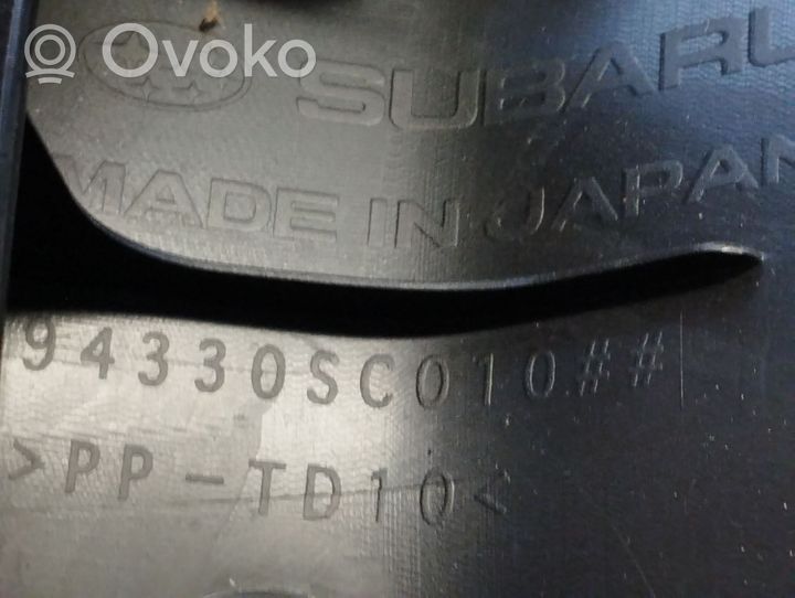 Subaru Forester SH Rivestimento laterale del portellone posteriore/bagagliaio 94330SC010