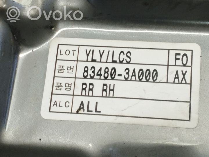 Hyundai Trajet Elektryczny podnośnik szyby drzwi tylnych 834803A000