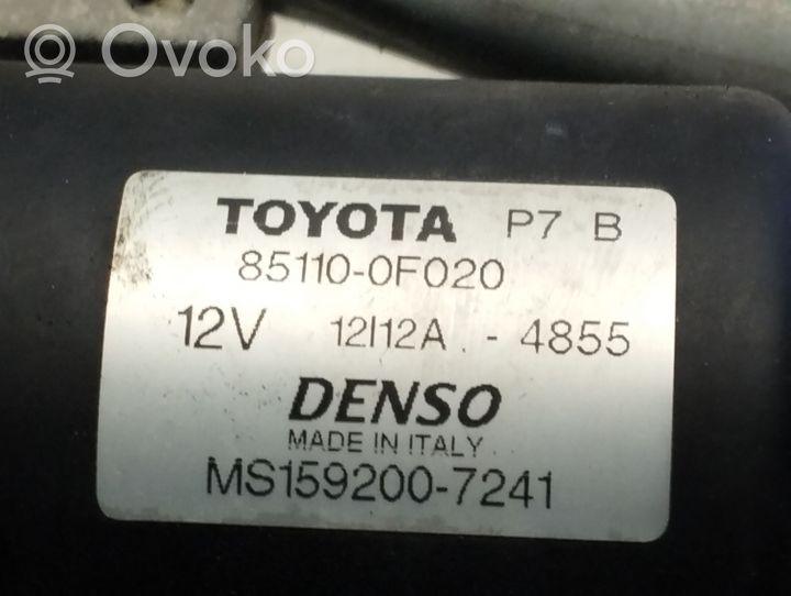 Toyota Corolla Verso AR10 Tringlerie et moteur d'essuie-glace avant 851100F020