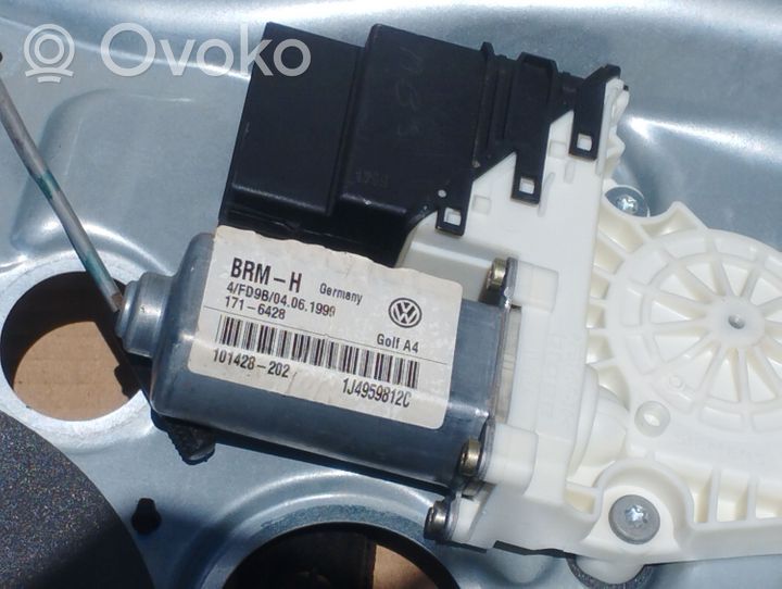 Volkswagen Golf IV Mécanisme lève-vitre de porte arrière avec moteur 1J4839730G