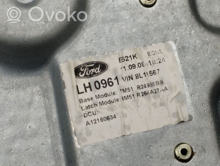 Ford C-MAX I Mechanizm podnoszenia szyby tylnej bez silnika 7M51R045H23B