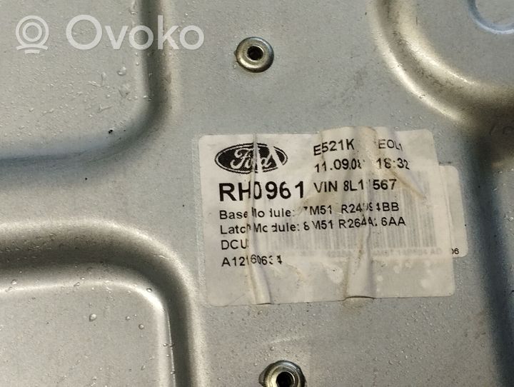 Ford C-MAX I Fensterhebermechanismus ohne Motor Tür hinten 7M51R045H22B