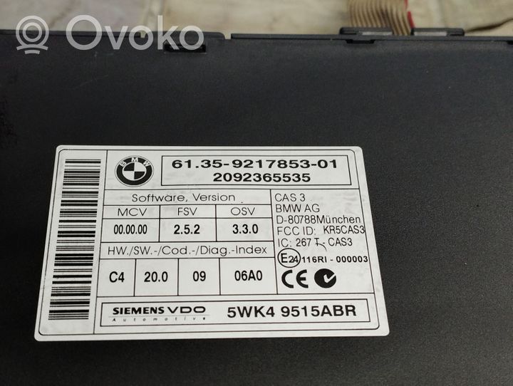 BMW 1 E81 E87 Komputer / Sterownik ECU i komplet kluczy 695471713