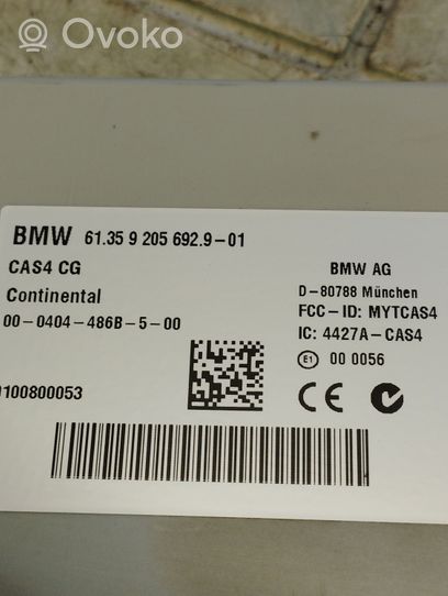 BMW 7 F01 F02 F03 F04 CAS vadības bloka modulis 613592056929