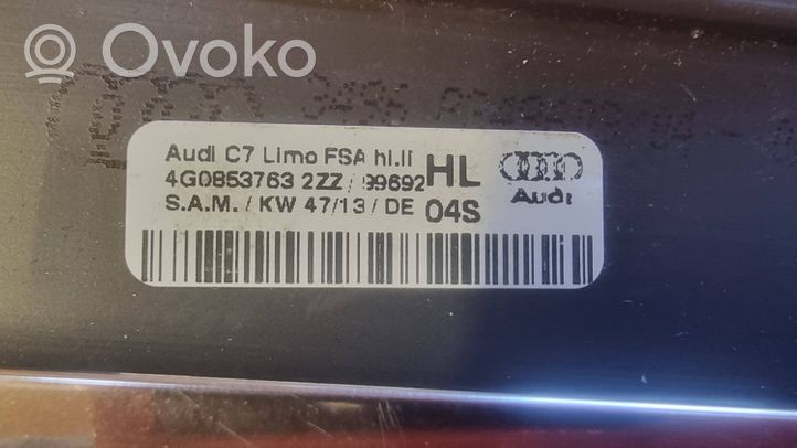 Audi A6 S6 C7 4G Takaoven lasin muotolista 4G0853763