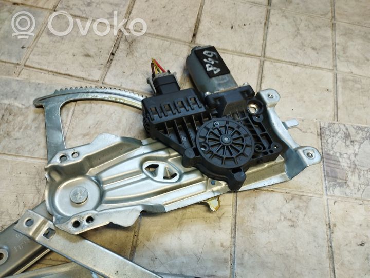 Opel Astra H Front door window regulator with motor 13101481